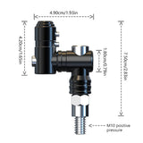 SEAMETAL Motorcycle Mirror Mount Motorcycle Rearview Mirror Extension Powersports Handlebar Accessories For Men Women Family Outdoor