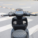SEAMETAL Motorcycle Handlebar Rearview Mirror Handlebar Extended Rear View Mirror Blind Spot Wide View Safety Adjustable Mirror