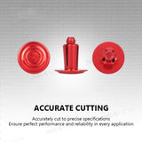 SEAMETAL 5/10PCS 6mm Aluminum Alloy Snap Expansion Screws Bolts Motorcycle Body Trim Panel Fastener Screw Clips Motorcycle Accessories