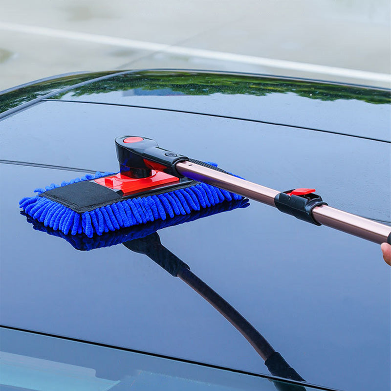 SEAMETAL Car Wash Brush with Long Handle Microfiber Wash Cleaning Supplies  Car Wash Mop Mitt - 1set