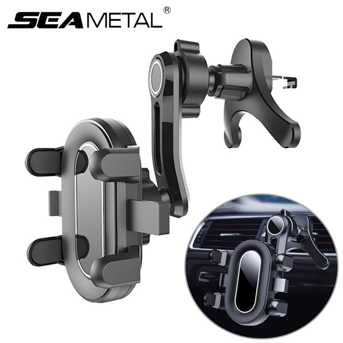 SEAMETAL Gravity Phone Holder Car Air Vent Clip Mount Cellphone Stand