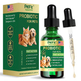 PetFit Naturals Cat Multivitamin Liquid Drops with Lysine, Probiotics and Omega-3, 2 fl oz