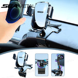 SEAMETAL Car Phone Holder Dashboard Rear View Mirror Mount with Number Plate