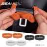 SEAMETAL Car Seat Belt Buckle Protector Cover 2Pcs Soft Silicone Anti-Collision Case Universal Seat Belt Buckle Protection Cover