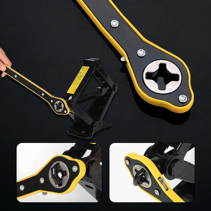 SEAMETAL Car Jack Kit Tire Wrench Tool Universal Car Emergency Kit Labor-Saving Heavy Duty Jack Wrench for Car SUV Accessory