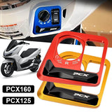 SEAMETAL PCX Accessories Ignition Switch Cover CNC Electric Door Lock Button Cover Protector For HONDA PCX125 PCX160 2021-2024