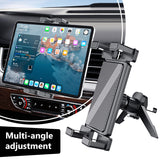 SEAMETAL Car Tablet Holder 360 Rotation Universal Adjustable Car Air Vent Mount Stand for iPhone iPad Air Mini Xiaomi Tablets