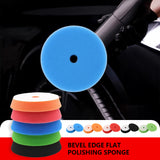 SEAMETAL 5PCS 5"/6 " Car Polishing Sponge Pads 130mm /155mm Foam Buffing Polish Pad Polishing Machine Wax Pads