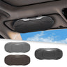 SEAMETAL Car Glasses Case Portable Press Switch Car Sun Visor Sunglasses Holder ABS with Flocking Lining Glasses Box Universal