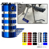 SEAMETAL Motorcycle Gear Shift Pedal Cover CNC Aluminum Anti-Slip Gear Shifter Protector Universal Fit