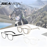 SEAMETAL Transparent Safety Glasses Anti-fog UV Protection Eye Protection Goggles Outdoor Sports Cycling Glasses Eyewear