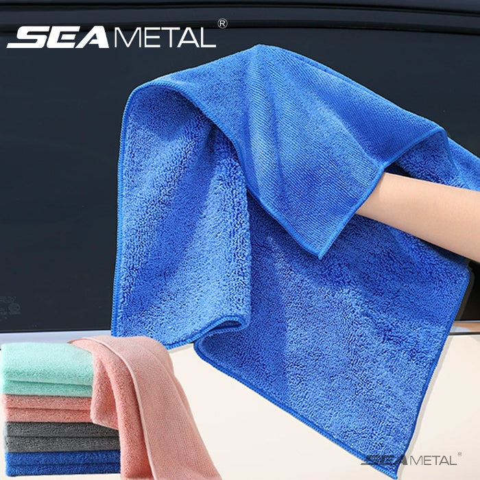 SEAMETAL High Absorbency Microfiber Car Drying Towel, Lint-Free Detailing & Cleaning Cloth