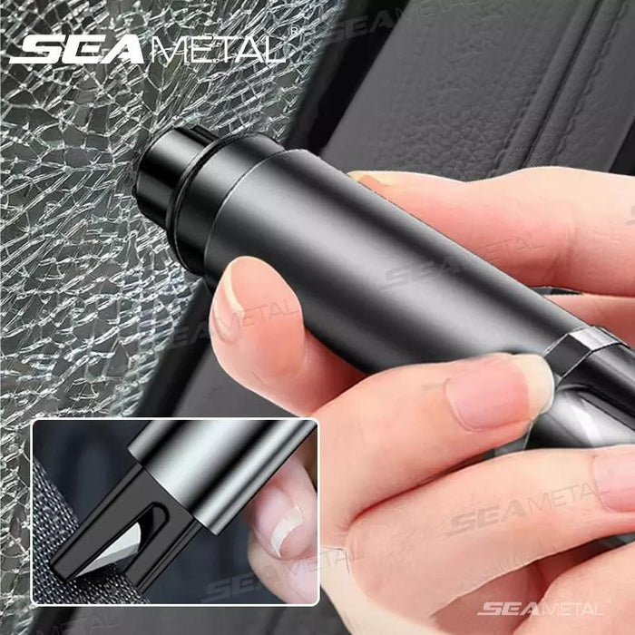 SEAMETAL Aluminum Alloy Car Window Breaker One Second Car Safety Hammer