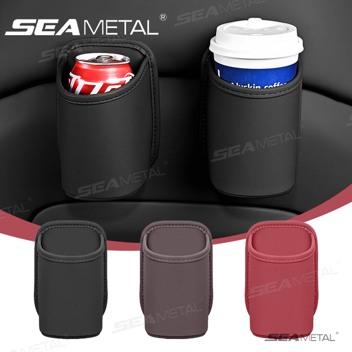 SEAMETAL Universal Car Door Cup Holder Box Back Clip Design Drink Rack Storage Bin