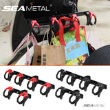 SEAMETAL Motorcycle Double Hook Luggage Bag Hanger Multifunctional Front Hanging Modified Hook E-Bike Motor Accessories