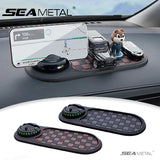 SEAMETAL Car Bracket Anti-slip Mat Number Plate 360° Rotated Car Phone Holder