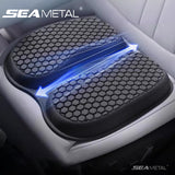 SEAMETAL Summer Car Gel Seat Cushion Breathable Seat Cover Pad Cooling Honeycomb Design Universal for Car Seat Home Office Chair