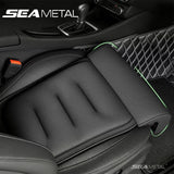 SEAMETAL Memory Foam Leg Support Extender Universal Car Seat Cushion Suede Thick Seat Padding Mat Front Seat Comfortable Pads