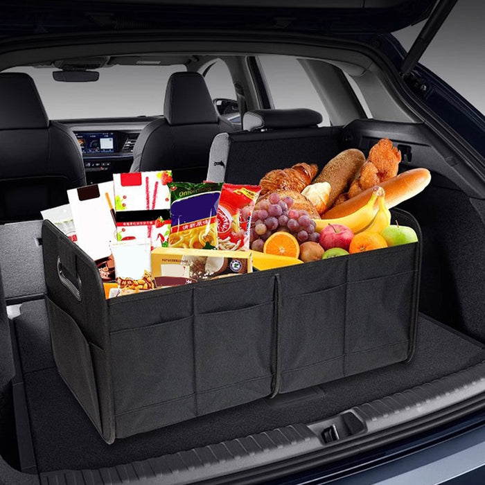 SEAMETAL Large Capacity Car Storage Box Foldable Auto Trunk Storage Box Oxford Cloth Storage Bag
