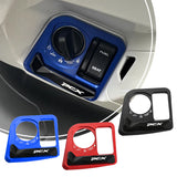 SEAMETAL PCX Accessories Ignition Switch Cover CNC Electric Door Lock Button Cover Protector For HONDA PCX125 PCX160 2021-2024