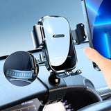 SEAMETAL Car Phone Holder Dashboard Rear View Mirror Mount with Number Plate