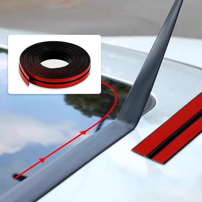30mm/35mm Car Windshield Roof Seal Strip Extra Wide Snap-In Rubber Weatherstripping (2M/8M)
