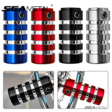 SEAMETAL Motorcycle Gear Shift Pedal Cover CNC Aluminum Anti-Slip Gear Shifter Protector Universal Fit