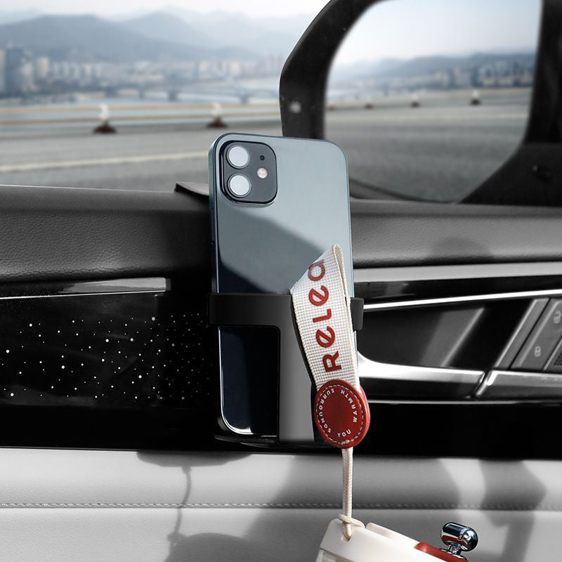 SEAMETAL Car Cup Holder Door Side Bottle Hanging Holder Multifunctional Drink Cup Bracket Auto Organizer Accessories