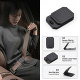 SEAMETAL Car Safety Belt Clips Anti-Slip Adjustable Seat Belt Buckle Plastic Strong Seatbelt Stopper Simple Clamp Fixing Clip