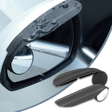 SEAMETAL Car Rearview Mirror Rain Eyebrow Reversing Mirror Rainproof 360 Degree Adjustable Mirror With Clip Desigh