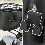 SEAMETAL Motorcycle Hanger Hooks Hidden Creative Car Hook For Electric Vehicles Multi-functional Helmet Holder Hook Accessories