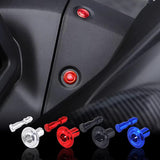 SEAMETAL 5/10PCS 6mm Aluminum Alloy Snap Expansion Screws Bolts Motorcycle Body Trim Panel Fastener Screw Clips Motorcycle Accessories