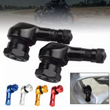 SEAMETAL Aluminum Alloy Valve Motorcycle Rim Motorcycle Wheel Tire Tubeless Valve Stems