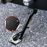 SEAMETAL Motorcycle Anti Slip Foot Support Pad Aluminum Kickstand Extension Plate Foot Side Stand Enlarge Pad Motorcycle Parts