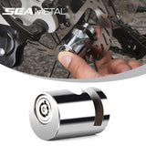 SEAMETAL Zinc Alloy Disc Brake Lock Motorcycle Mini Security Wheel Disk Lock