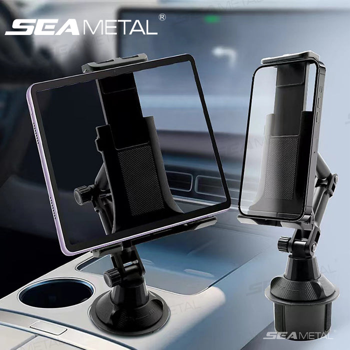 SEAMETAL Car Tablet Holder Stand Adjustable for IPad Mount Support Smartphone