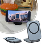 SEAMETAL Car Magnetic Phone Holder Foldable Anti-shake Navigation Vehicle Mounted Mobile Stand Portable Daily Carry