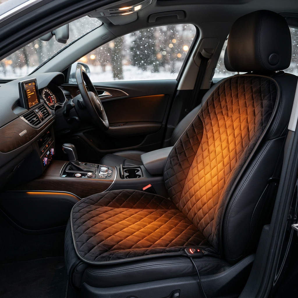 12V Heated Seat Cushion Winter Car Seat Covers Hot Warmer