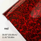 SEAMETAL Car Carbon Fiber Protective Film PET Gloss Forged Wrap Sticker