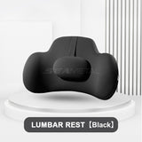 SEAMETAL Car Pillow Memory Foam Headrest Lumbar Support Auto Headrest Lumbar Cushion