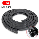 Universal Soundproof Automotive Rubber Sealing Strips with Side PVC Bulb for Car Door