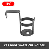 SEAMETAL Car Cup Holder Door Side Bottle Hanging Holder Multifunctional Drink Cup Bracket Auto Organizer Accessories