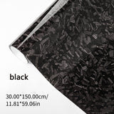 SEAMETAL Car Carbon Fiber Protective Film PET Gloss Forged Wrap Sticker