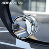 SEAMETAL 360° Rotatable HD Glass Car Blind Spot Mirror, Wide Angle Auxiliary Rearview Mirror
