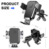 SEAMETAL Car Air Outlet Phone Holder Clip Rotatable Mobile Phone Mount Bracket