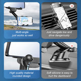 720 ° Rotatable and Retractable Phone Mount for Car Rearview Mirror Phone Holder