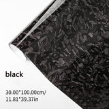 SEAMETAL Car Carbon Fiber Protective Film PET Gloss Forged Wrap Sticker