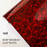 SEAMETAL Car Carbon Fiber Protective Film PET Gloss Forged Wrap Sticker