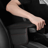 SEAMETAL Car Armrest Box Booster Cushion Storage Bag Heightening Pad