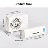 Car Perfume Diffuser Solar Air Conditioner Shape with Fragrance Tablet SEAMETAL